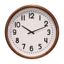 60cm Craige Pine Wood Wall Clock